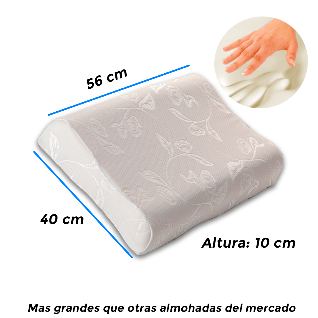 Almohada Visco - Smart Con Memoria - Cervical Baja - Almohadas Dhansani