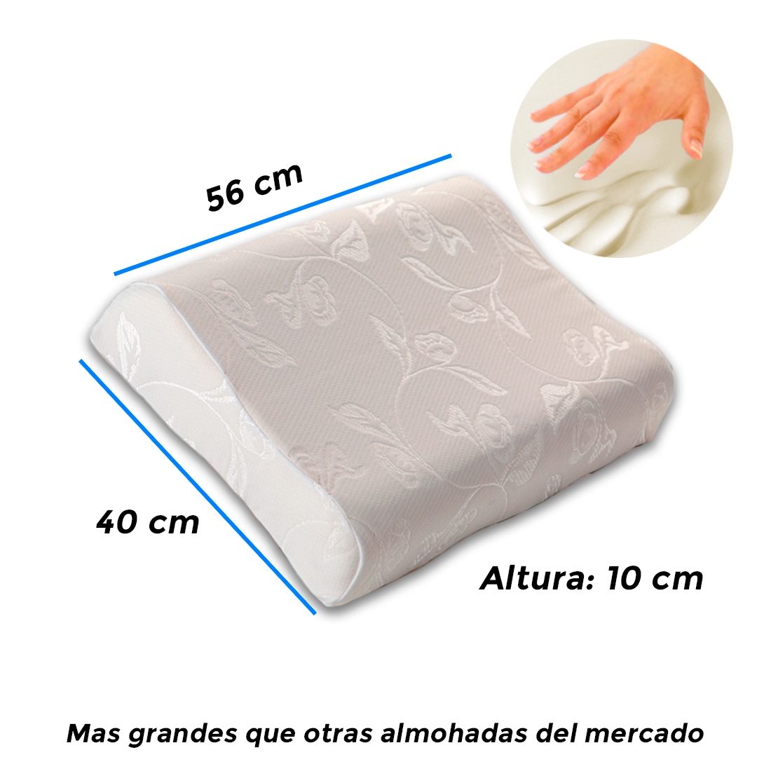 Set X 2 Almohada Visco-Smart Con Memoria - Cervical Baja