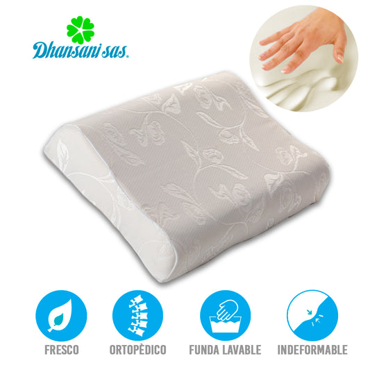 Almohada Visco-Smart Con Memoria - Cervical Baja