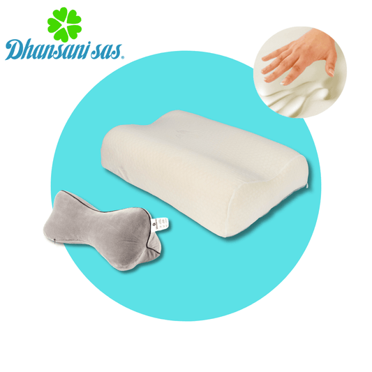 Set Almohada Cervical alta + Cojín Cervi - Lumbar [Envío Gratis] - Almohadas Dhansani