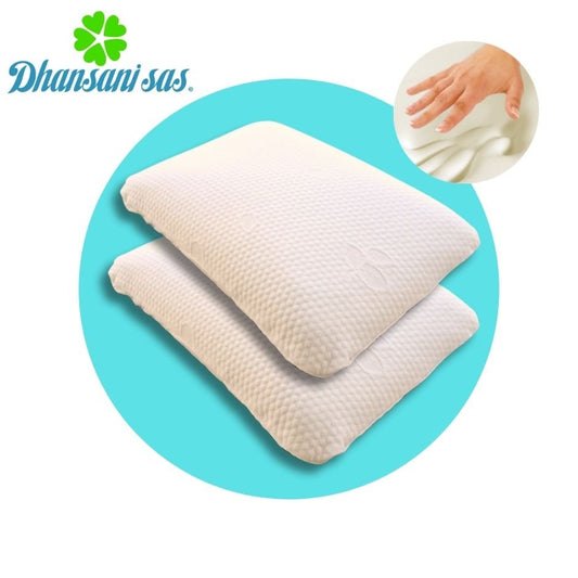 Set X 2 Almohada Visco - Smart Con Memoria - Estándar Alta (15 cms de alto) - Almohadas Dhansani